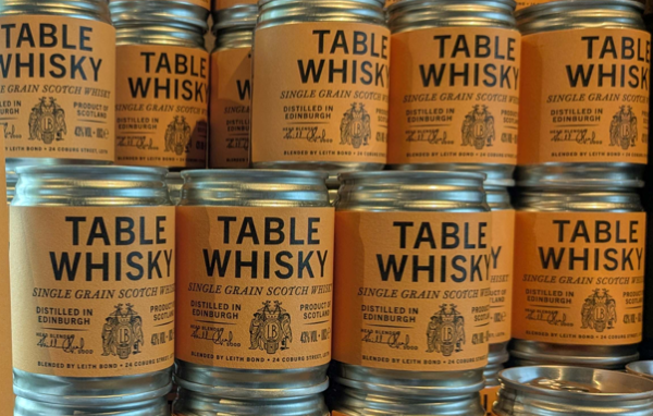 Table Whisky single grain Scotch whisky cans