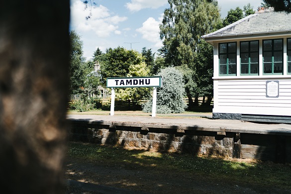 Which idiot shut the train station? Now part of the Speyside Way where the path crosses the Tamdhu Distillery