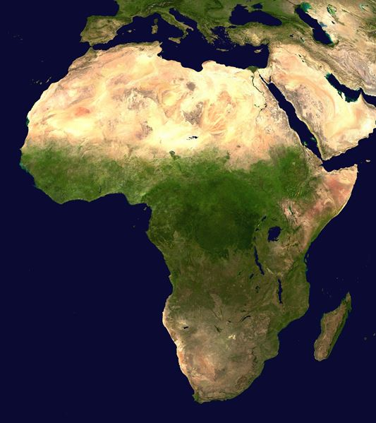 (A NASA image of the continent of Africa) A region of untapped potential, Pernod Ricard and others are beginning to turn their gaze to Africa