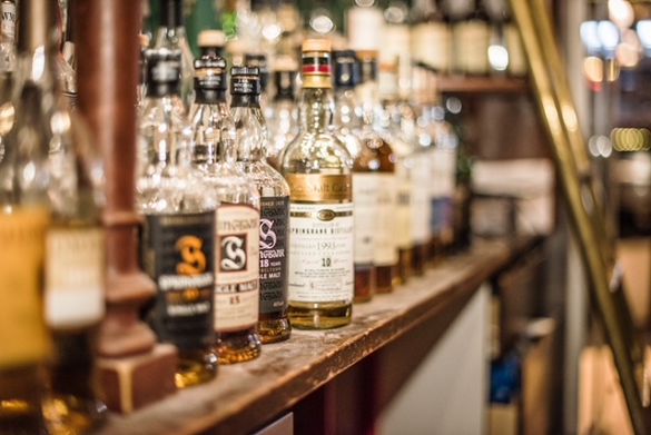 Akkurat whisky bar, Stockholm 