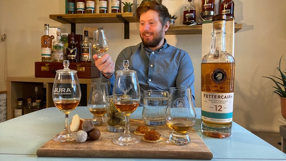 Taking tastings online: Andrew Lennie, Fettercairn brand specialist at Whyte & Mackay