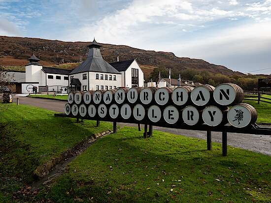 (Ardnamurchan Distillery, external shot) Ardnamurchan Distillery was built to purpose for Adelphi's needs, taking inspiration from small distilleries in Japan and Australia