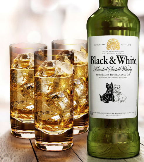 Diageo's Black & White, starring a Scottie and a Westy