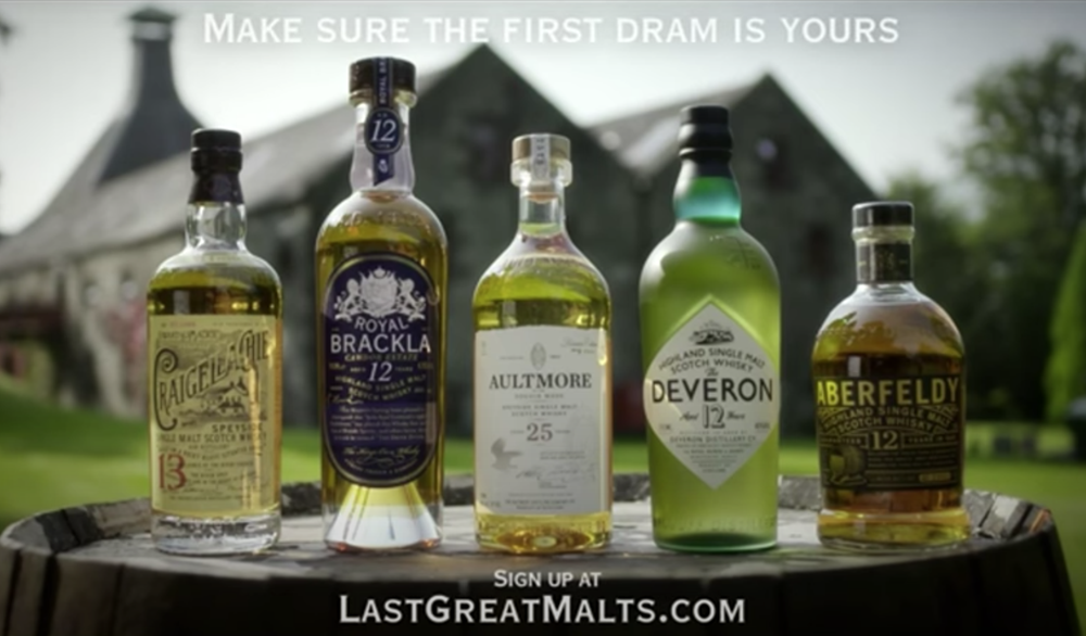 (image of Bacardi's single malt range) The Last Great Malts range is helping Bacardi make inroads into the competitive super-premium category