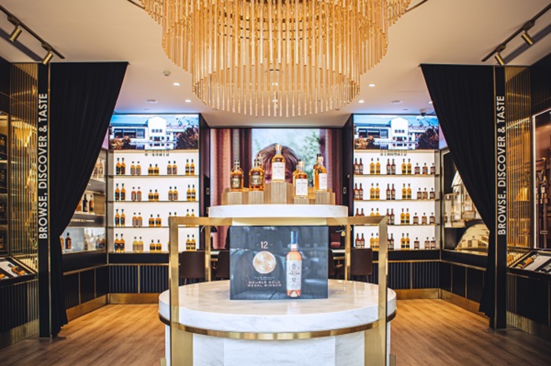 (Bacardi's newly opened Whisky Emporium) Brands are keen to get their own bespoke boutiques in this duty free haven