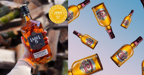 French favourite Label 5 and world No.4 (currently) Chivas Regal