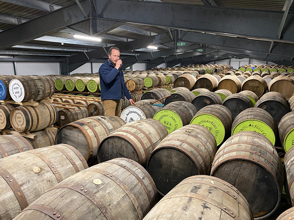 Alex Bruce at Adelphi's Ardnamurchan Distillery