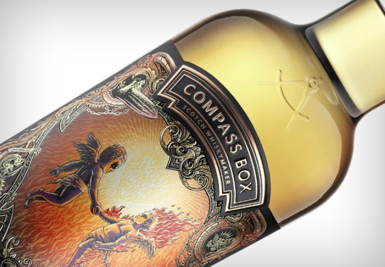 (A bottle of Compass Box whisky) Compass Box and Maurice Doyle seems like a match made in heaven, and whisky fans are excited for the future