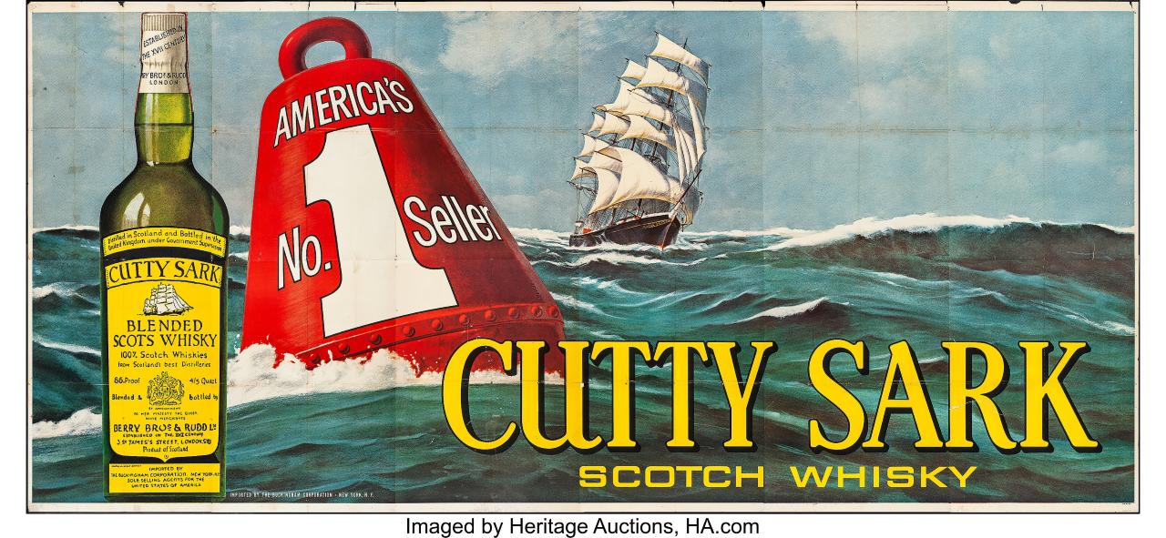 (An advert for Cutty Sark) Cutty Sark was a brand somewhat left by the wayside by owners Edrington