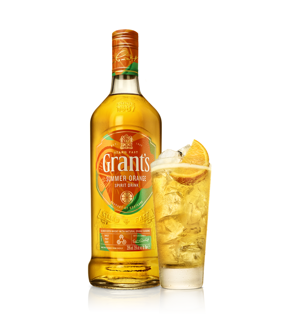 (Grant's Summer Orange spirit drink) Flavoured whisky will always upset the purists, but will it bring new blood into Scotch whisky?
