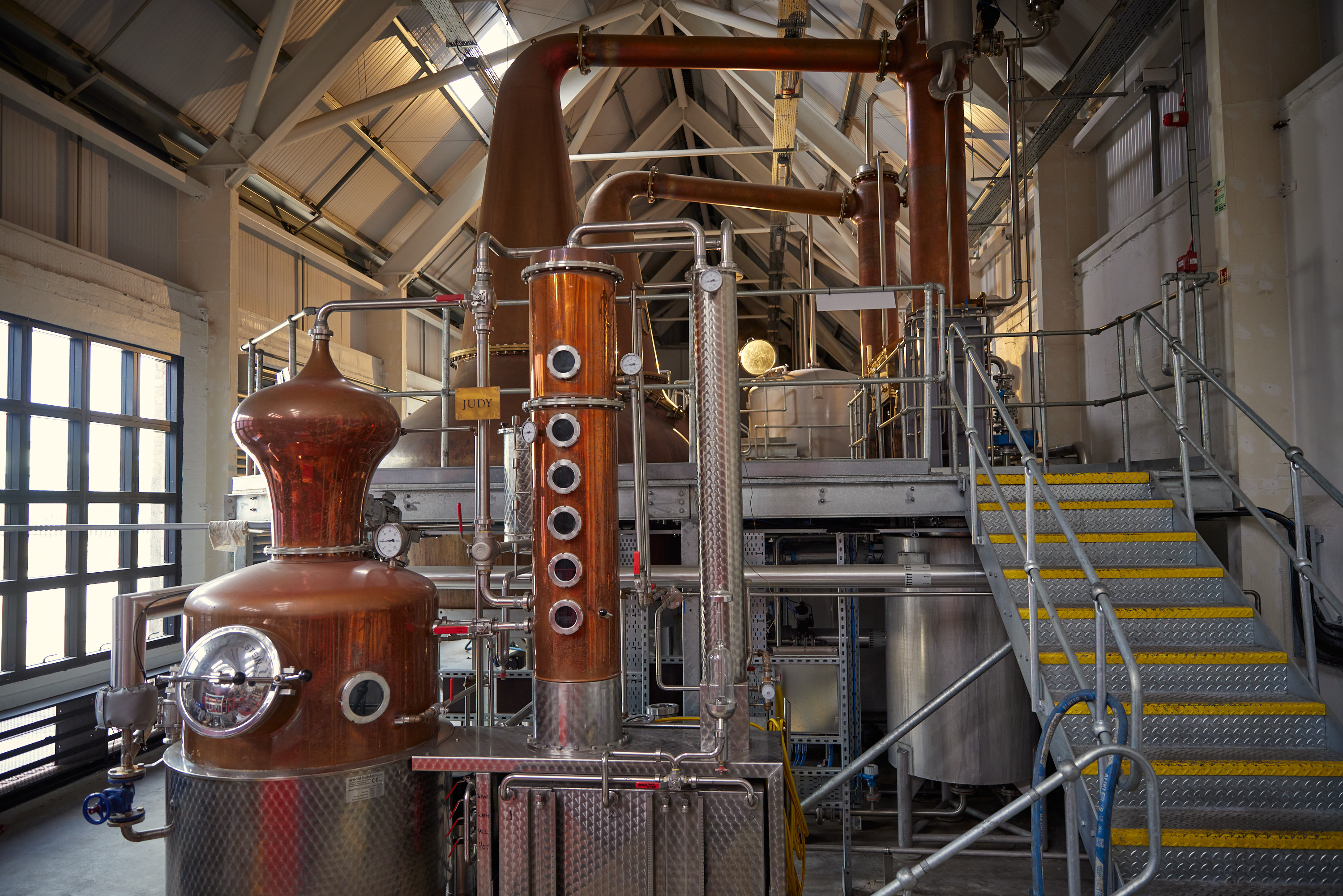 The new Bonnington distillery is looking shiny and ready to plunge into a competitive market