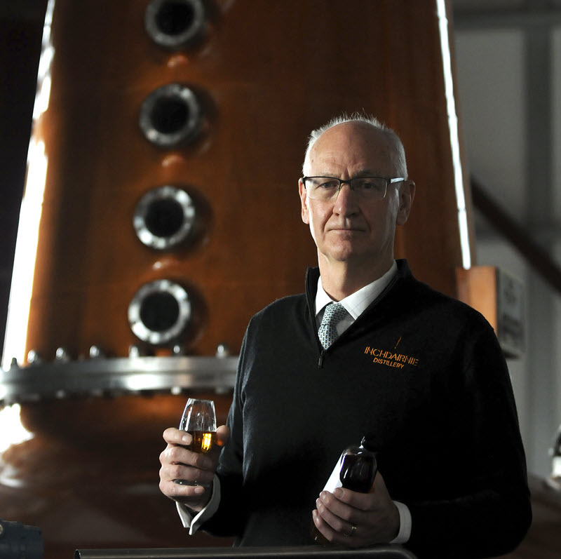 (Ian Palmer, MD of InchDairnie distillery) Ian Palmer is keen that Fife should be recognised as a separate style to the Lowland region