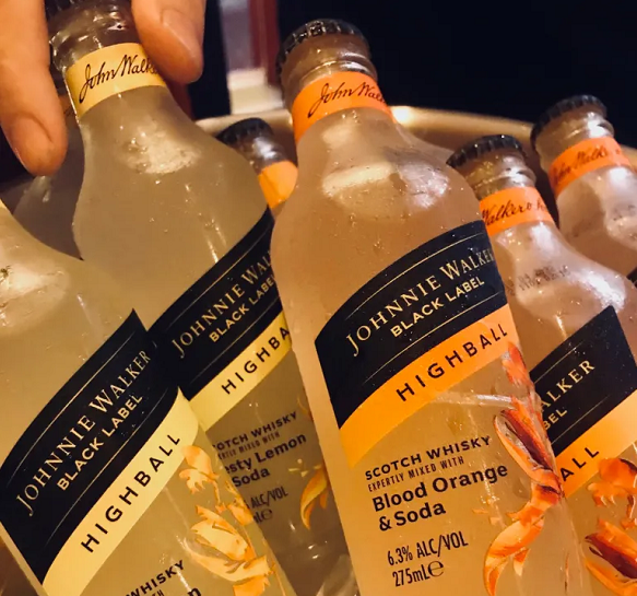 A different kind of cold one: Johnnie Walker Highballs