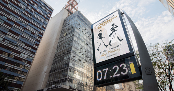 (A two-storey billboard advertising Johnnie Walker, in a high-rise Brazilian city) Diageo's presence in LAC is larger-than-life, and its exposure to ups and downs in the region is huge