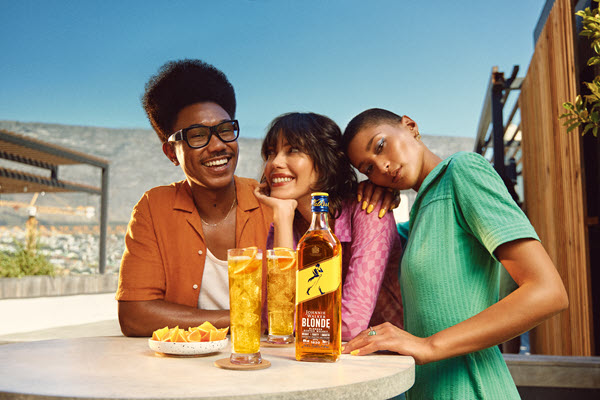 (Three friends drinking highballs in the sun, made with Johnnie Walker Blonde) Latin America's growing market has spelt buoyant times for Scotch whisky, but what goes up must come down