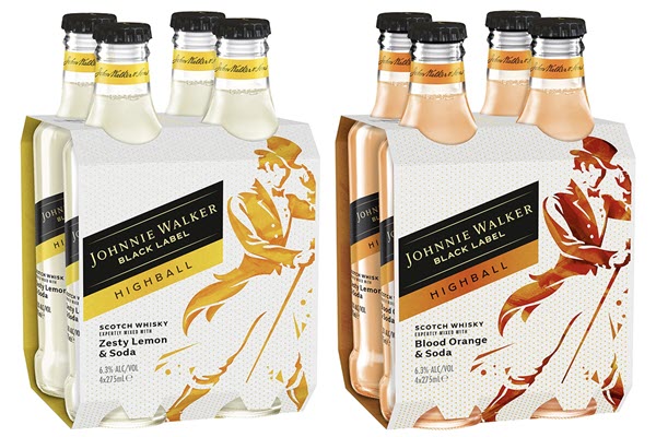 (Johnnie Walker's ready-to-drink highballs, Zesty Lemon & Blood Orange) Australia has adopted the RTD category like nowhere else, and Johnnie Walker is leading the charge for Scotch whisky