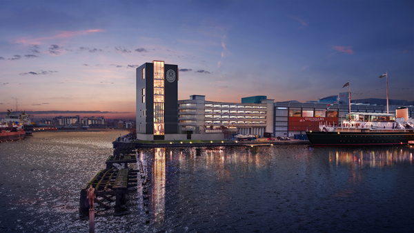 (An evening shot of Port of Leith's vertical distillery) The Port of Leith distillery combines an intriguing location with fresh ideas and innovation in the stillroom