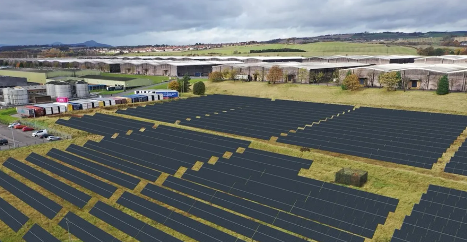 (A render of Diageo's solar farm in Fife, currently under construction) Diageo's Leven plant will soon have much of its energy needs provided by onsite solar power