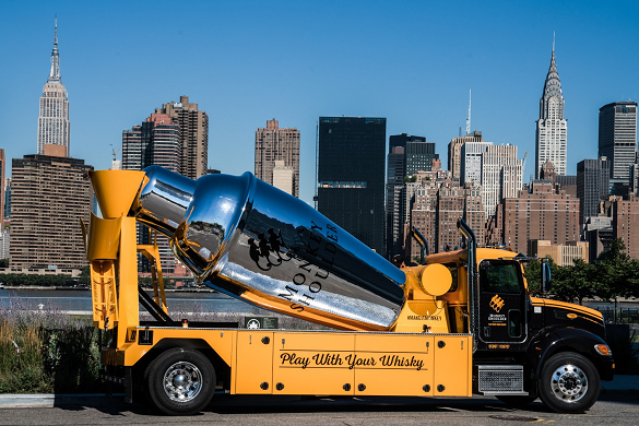 (An image of a cement mixer from a Monkey Shoulder ad campaign) Nowhere is Doyle's creative touch more apparent than in Monkey Shoulder's flair and boldness