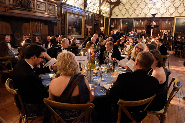 (A large formal dinner, with around 50 people sat at tables) The Keepers of the Quaich do not hold back when they throw their bi-annual dinners!