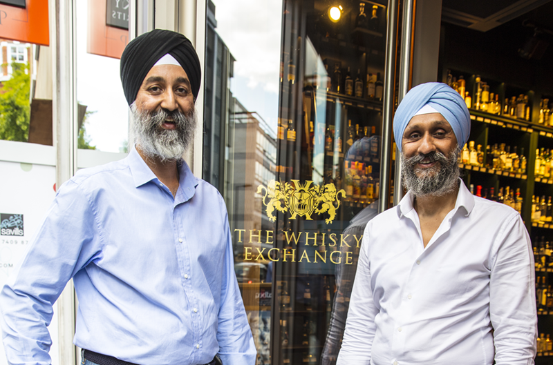 (Sukhinder and Rajbir Singh outside the Whisky Exchange) After selling the Whisky Exchange to Pernod Ricard last year, the Singh brothers have exciting new plans in the Scotch industry