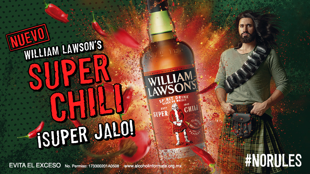 (image of William Lawson's Super Chili) William Lawson's is refreshing the brand in a very invigorating way!