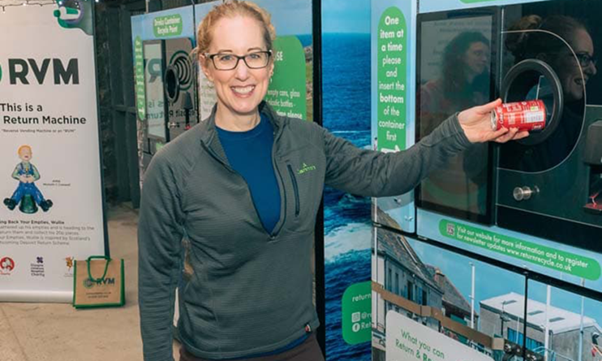 (One of the proposed new bottle banks - credit: Zero Waste Scotland) Scotland's proposed new deposit return scheme has caught the attention of producers