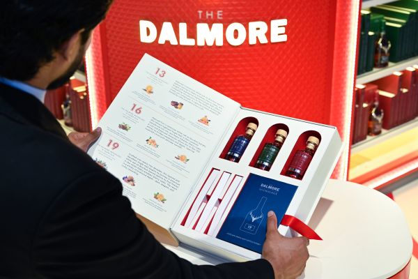 Three samples of Dalmore whisky