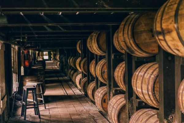 Image Of Casks in a Warehouse