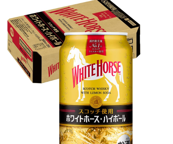 White Horse Whisky & Lemon Soda in cans