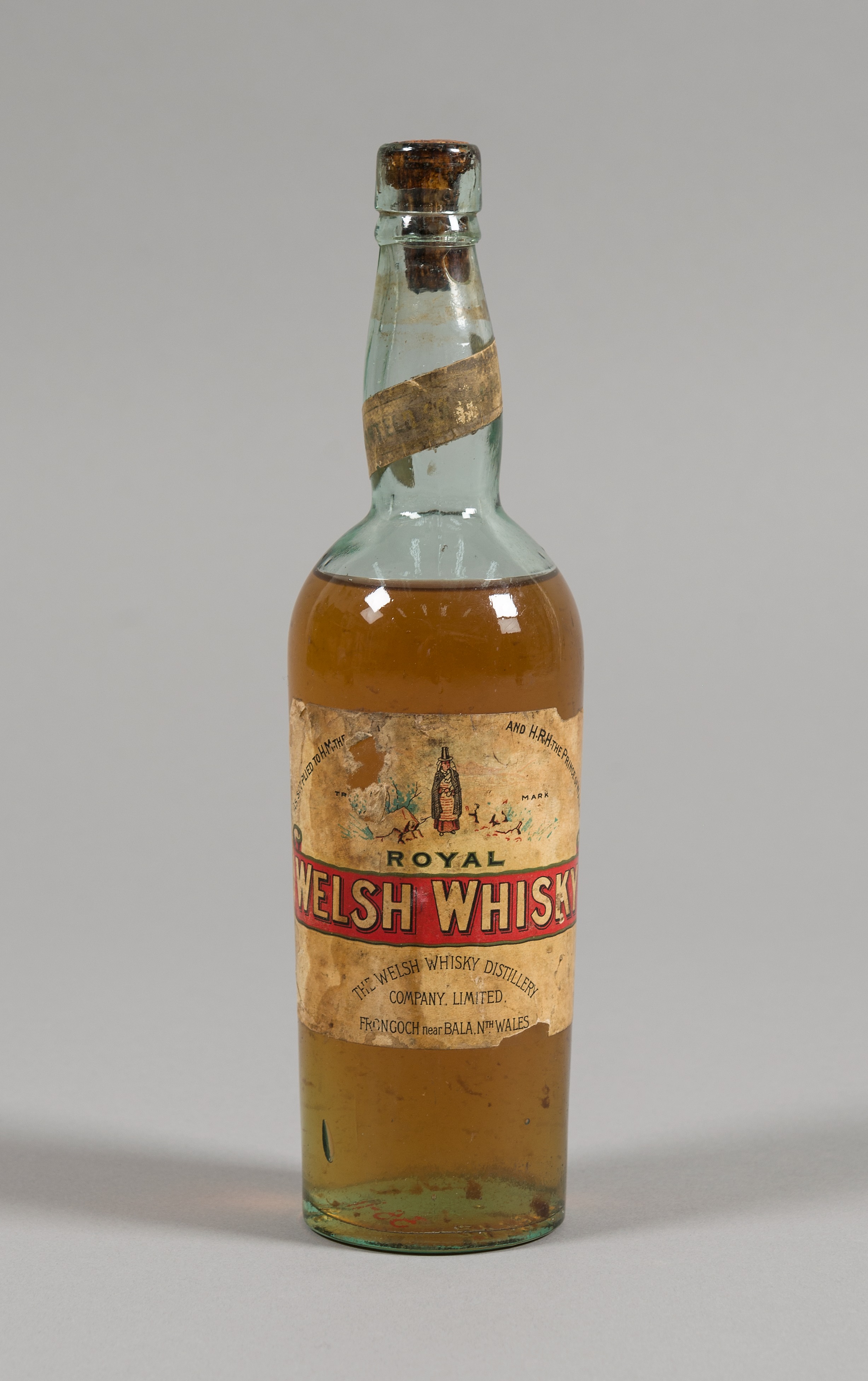 Royal Welsh whisky bottle