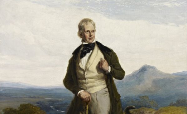 Sir Walter Scott, novelist and poet - painted by Sir William Allan