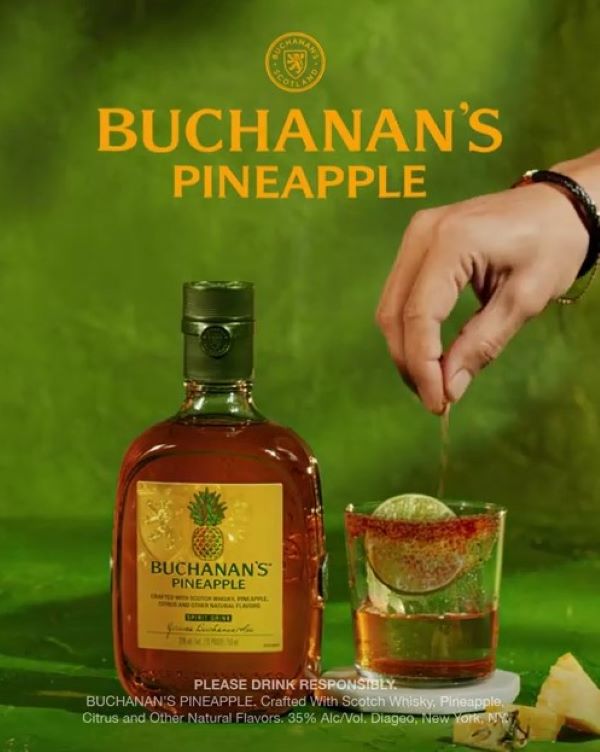 Buchanan's Pineapple Poster 