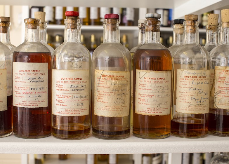 Gordon & Macphail's whisky samples from the 1960s