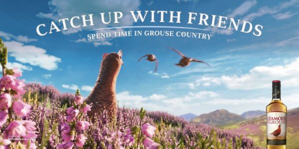'Catch up with friends' Famous Grouse advert