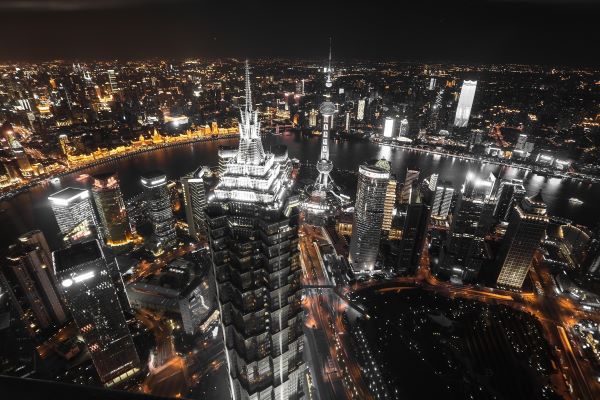 Image of Shanghai at night 